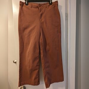 Old Navy cropped wide leg pants